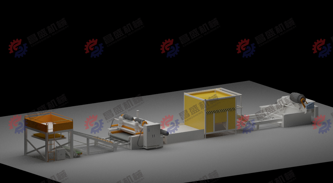L&iacute;nea de producci&oacute;n de chapa de 4 pies