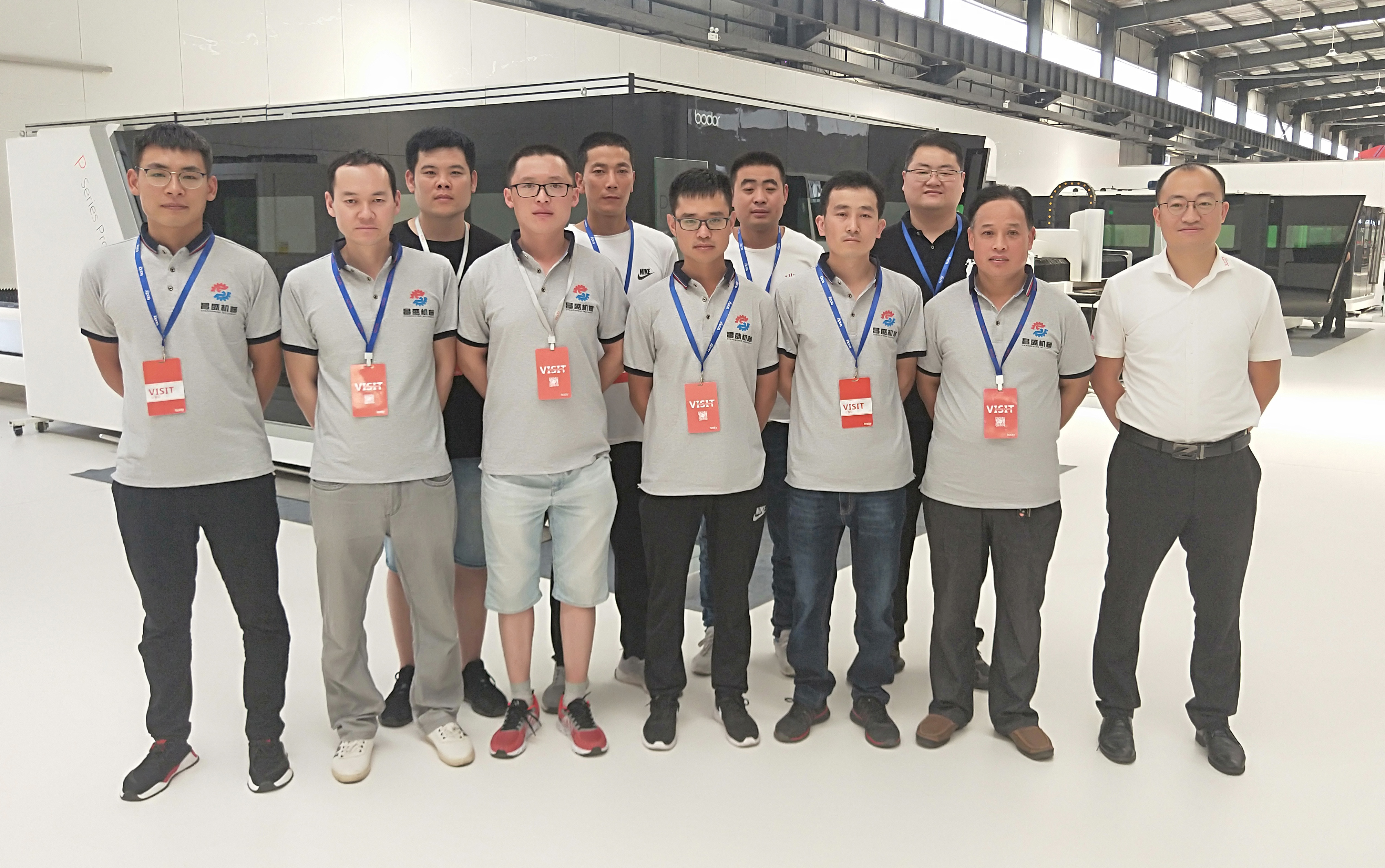 员工 在 济南 邦德 激光 股份有限公司 参观 学习 -14-1