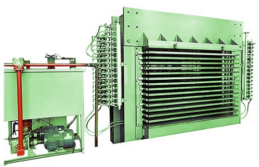 m&aacute;quina de prensado en caliente