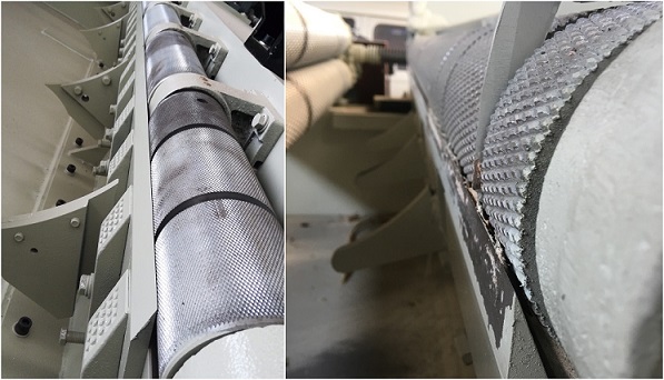 cuchillo de chapa que hace la m&aacute;quina