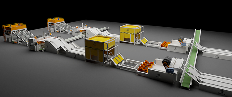 l&iacute;nea de producci&oacute;n de chapa